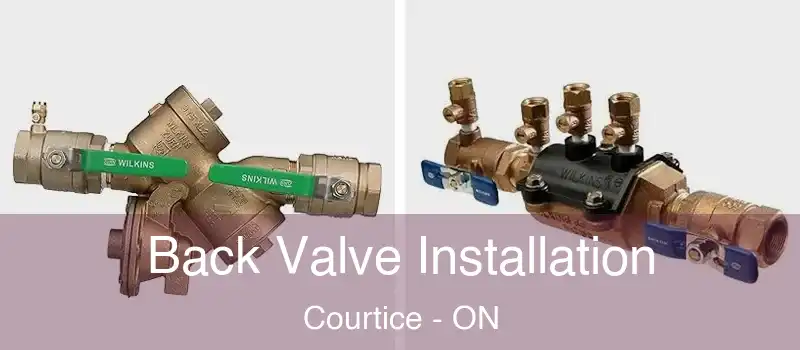  Back Valve Installation Courtice - ON