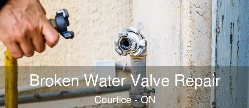  Broken Water Valve Repair Courtice - ON