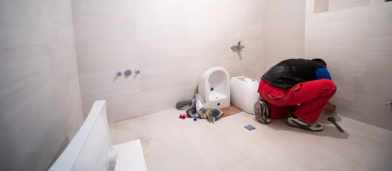 Basement Bathroom Shower Installation in Courtice, Ontario
