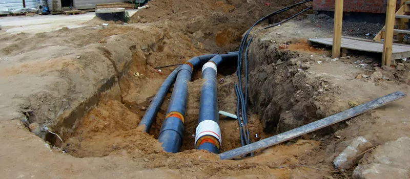 Main Water Line Installation in Courtice, Ontario