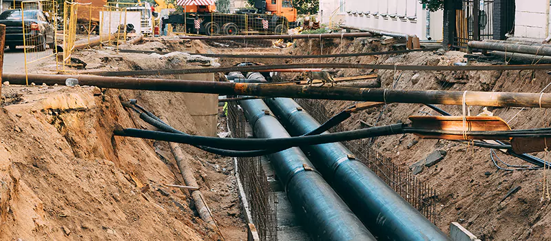 Underground Drainage Pipe Replacement in Courtice, ON